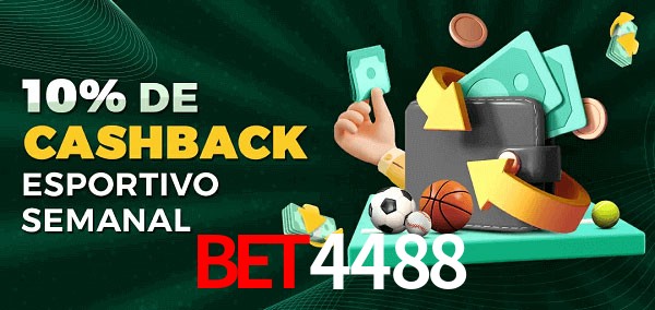 10% de bônus de cashback na bet4488
