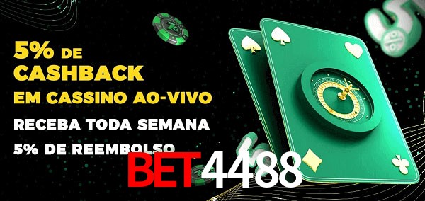 Promoções do cassino ao Vivo bet4488